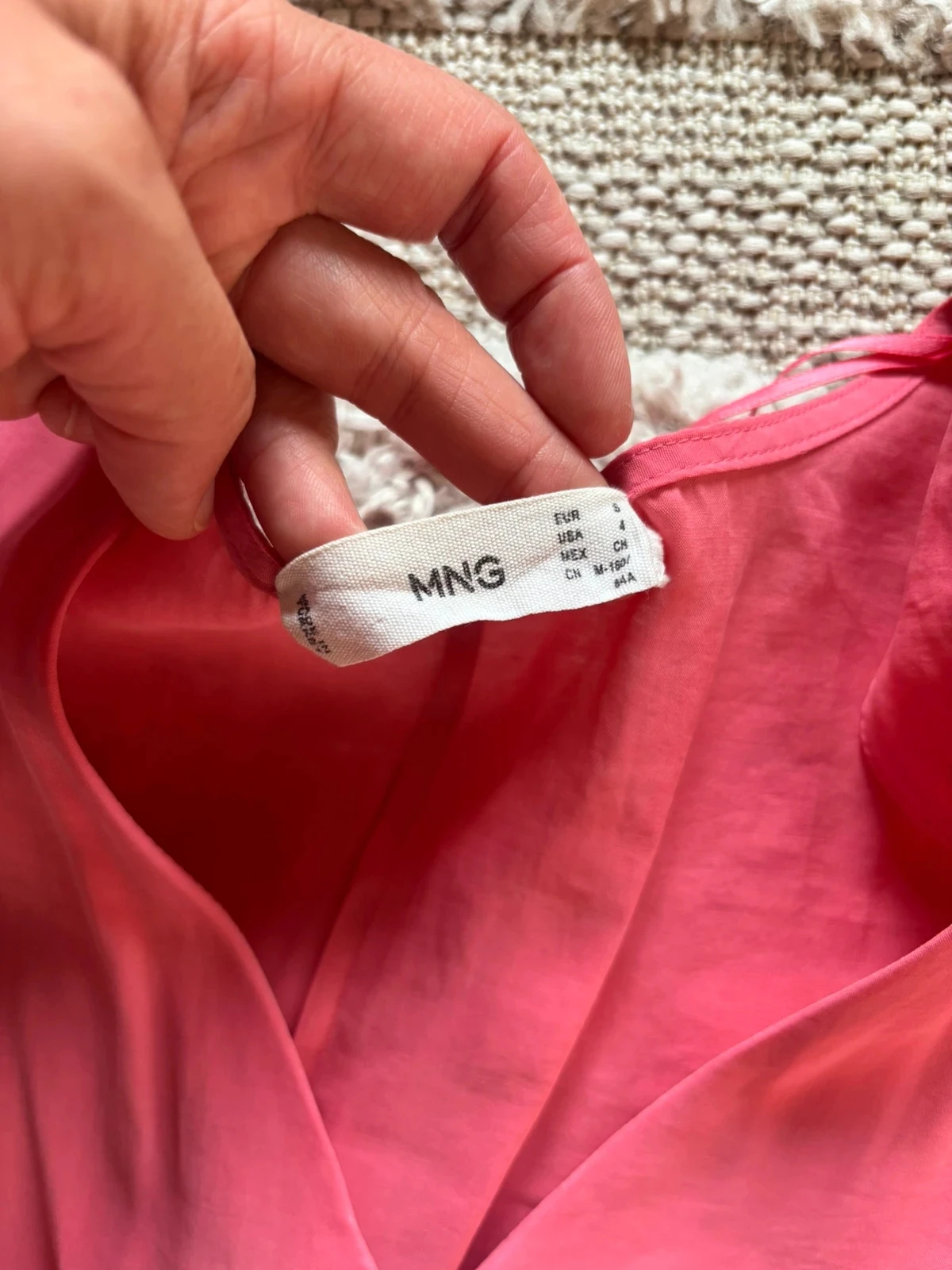 Roze Mango-jurk maat S – photo 2